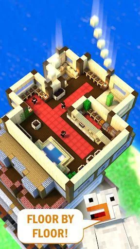 Изображение игры: Tower Craft 3D - Idle Block Building Game