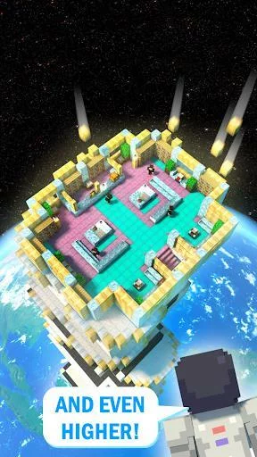 Изображение игры: Tower Craft 3D - Idle Block Building Game