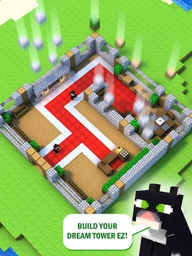 Изображение игры: Tower Craft 3D - Idle Block Building Game