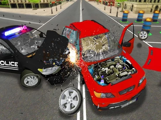 Изображение игры: Extreme Car Crash Game 2020