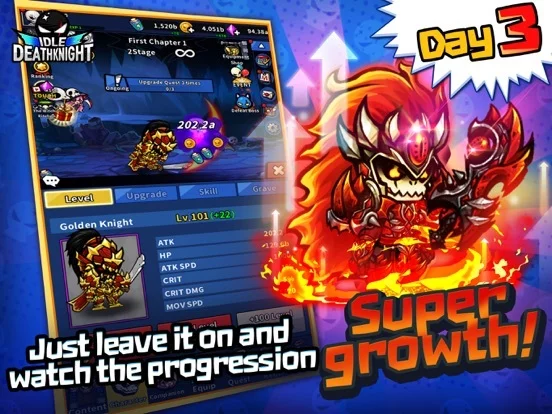 Изображение игры: Idle Death Knight