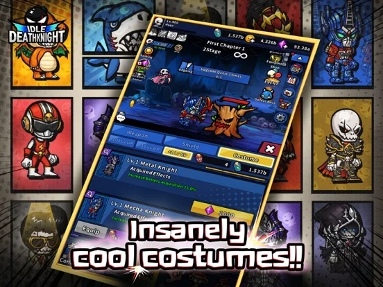 Изображение игры: Idle Death Knight