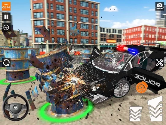 Изображение игры: Extreme Car Crash Game 2020