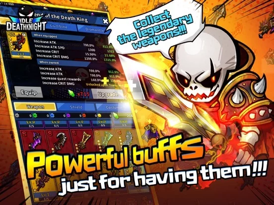 Изображение игры: Idle Death Knight