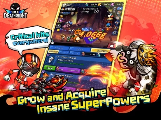 Изображение игры: Idle Death Knight