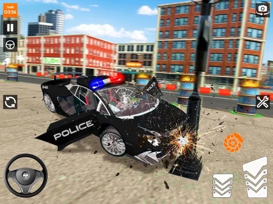 Изображение игры: Extreme Car Crash Game 2020