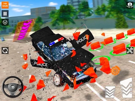 Изображение игры: Extreme Car Crash Game 2020