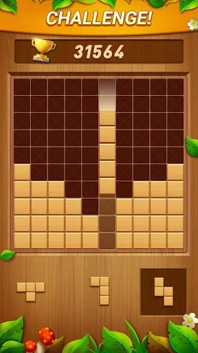 Изображение игры: Wood Block Puzzle - Free Classic Block Puzzle Game