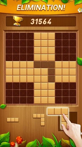 Изображение игры: Wood Block Puzzle - Free Classic Block Puzzle Game