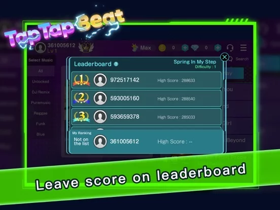 Изображение игры: TapTap Beat