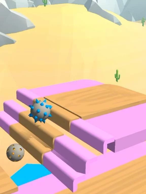 Изображение игры: Spiky Race
