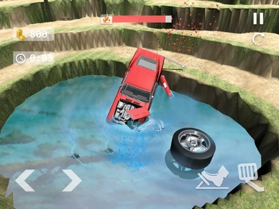 Изображение игры: Car Crash Test: Leap of Death