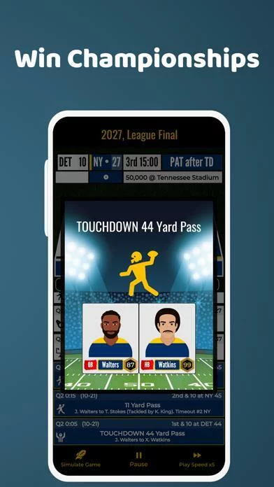 Изображение игры: Ultimate Franchise Football GM
