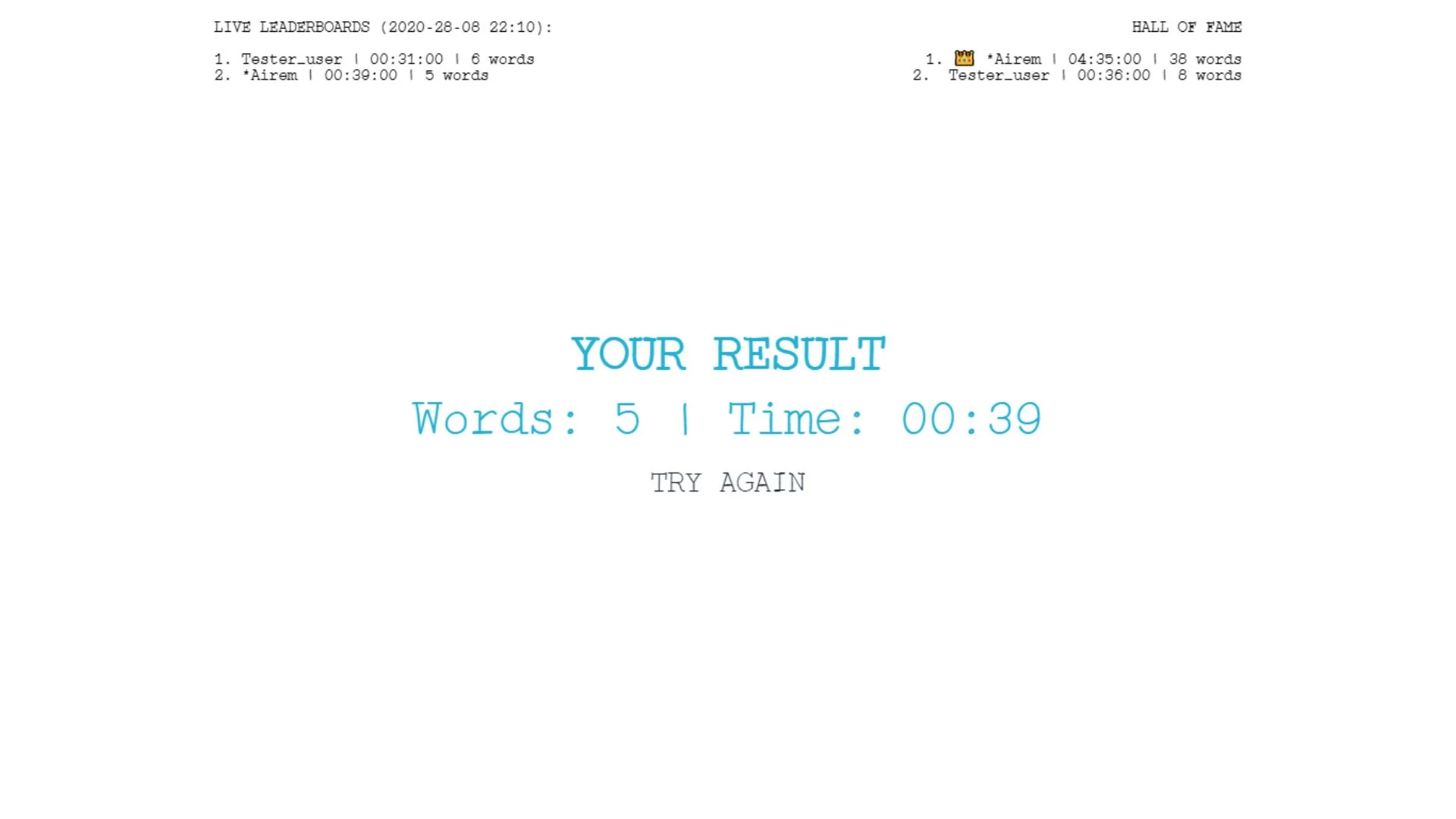Изображение игры: Moving Letters