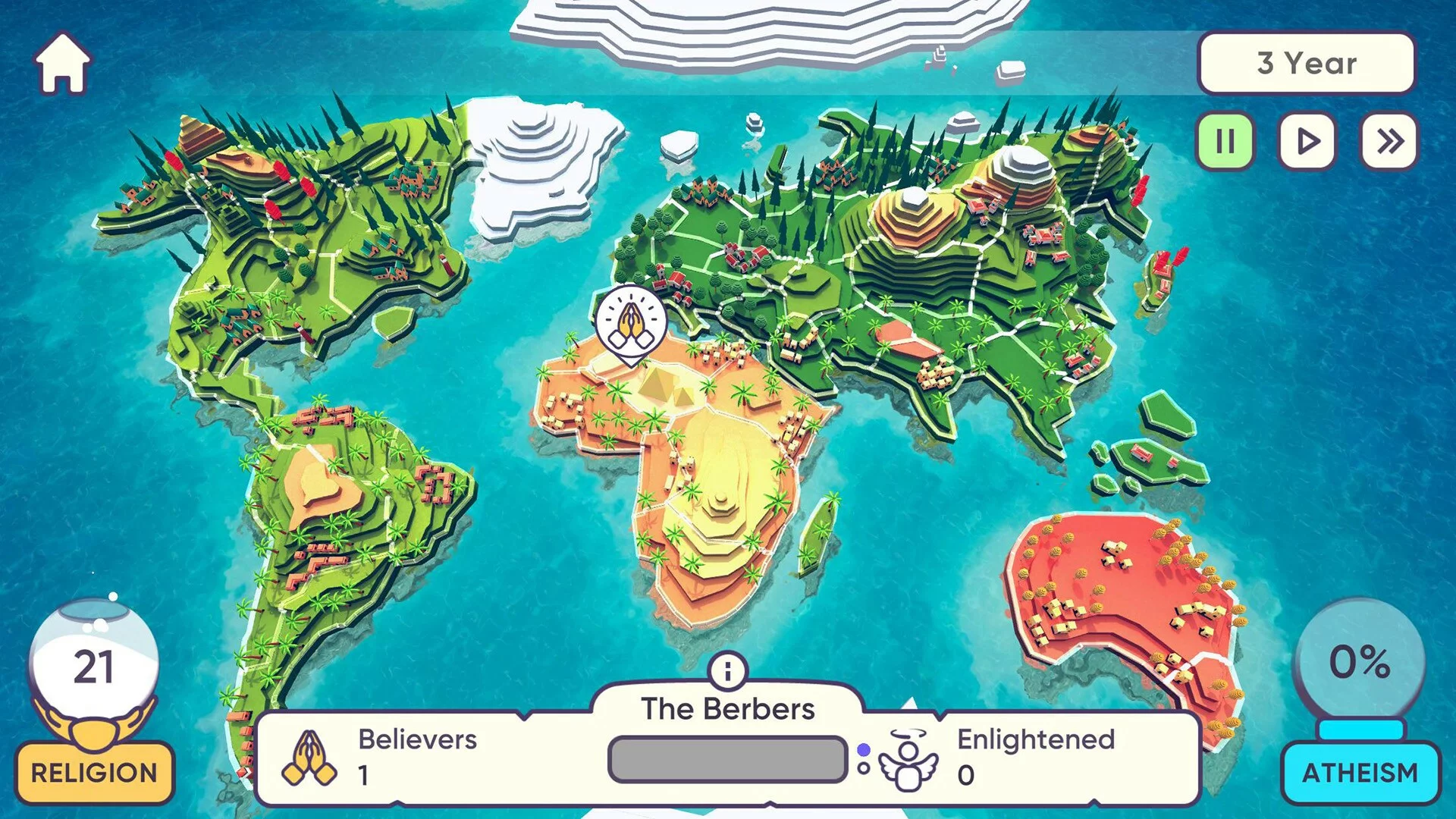 Изображение игры: Religion inc God Simulator