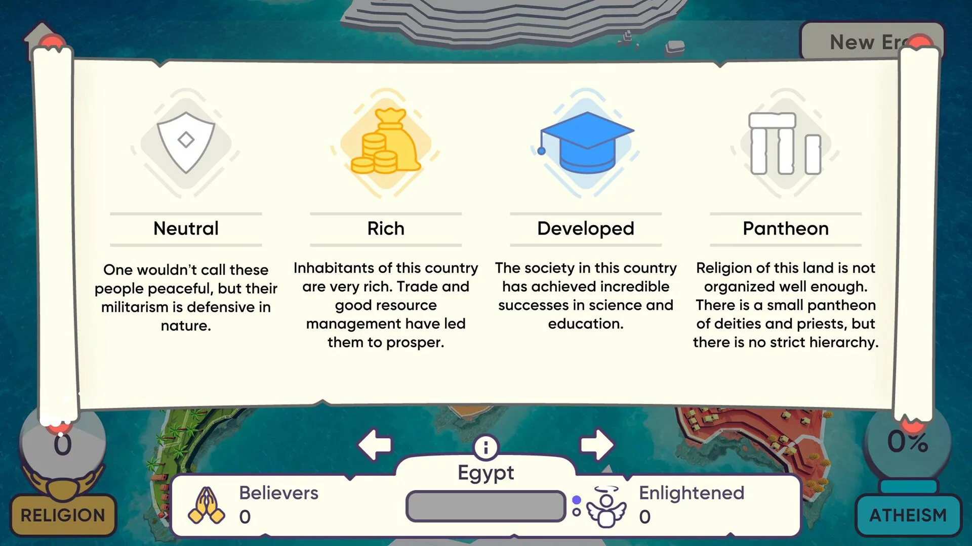 Изображение игры: Religion inc God Simulator