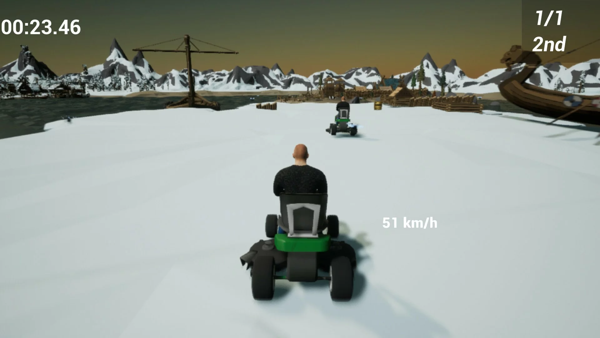 Изображение игры: Lawnmower Game: Racing