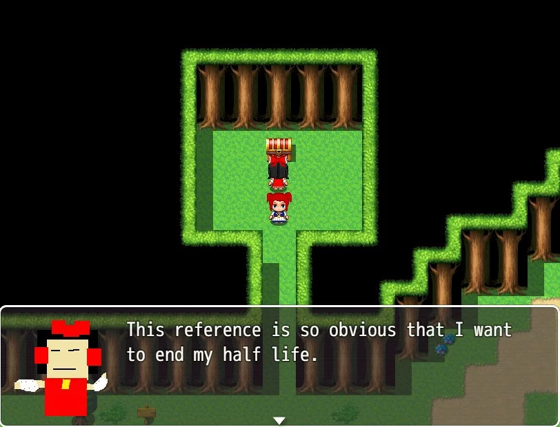 Изображение игры: Reimu's Weird little adventure