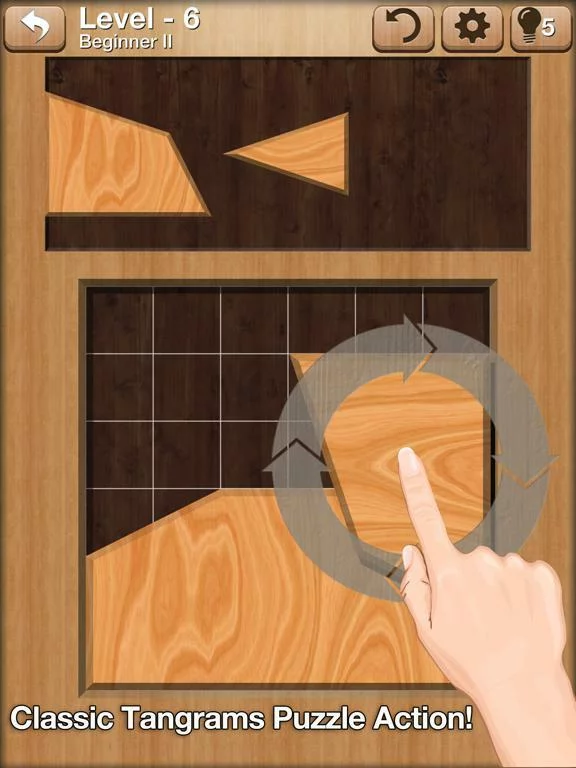 Изображение игры: Complete Me - Tangram Puzzles