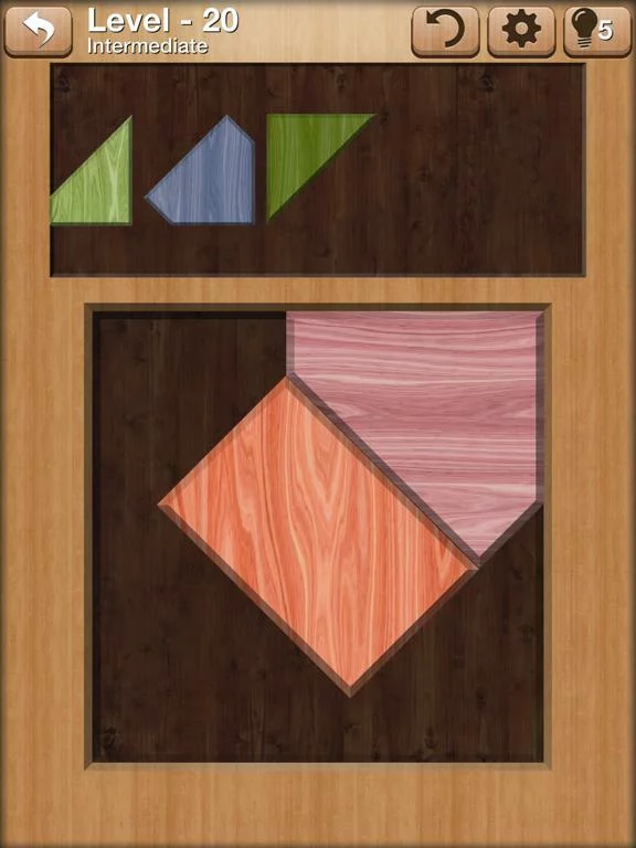 Изображение игры: Complete Me - Tangram Puzzles