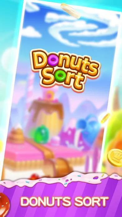 Изображение игры: Donuts Sort