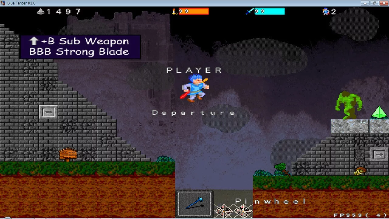 Изображение игры: Blue fencer Resurrection