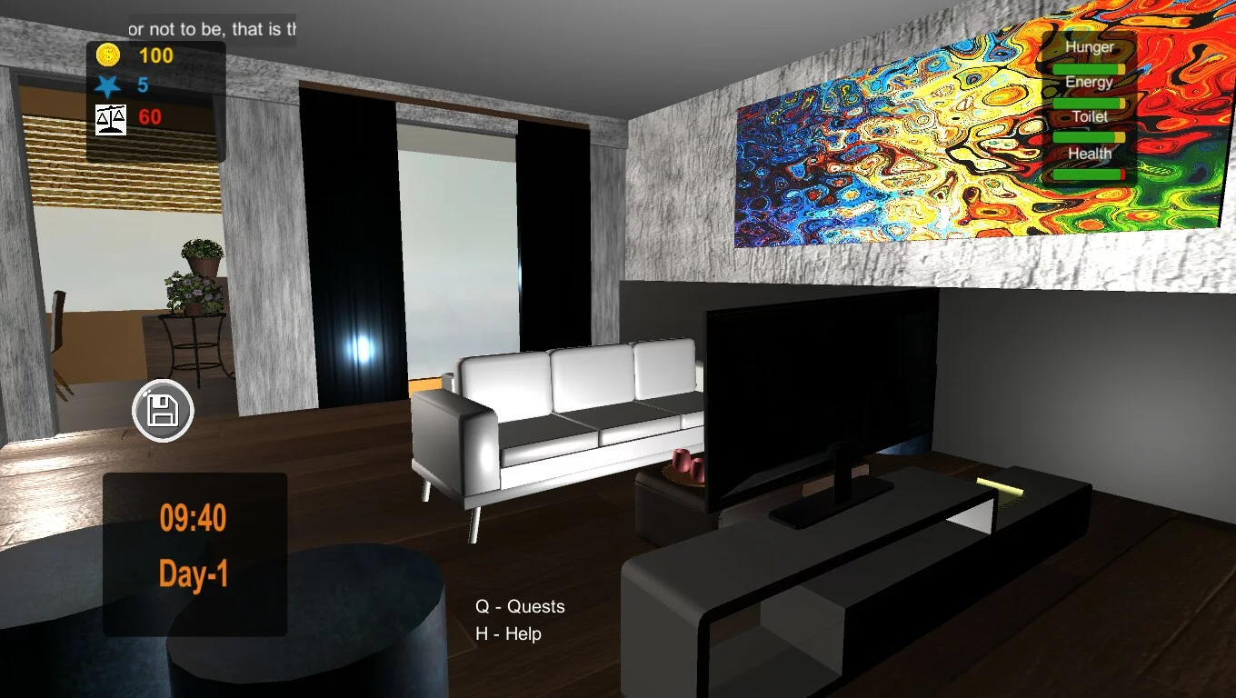Изображение игры: Quarantine simulator