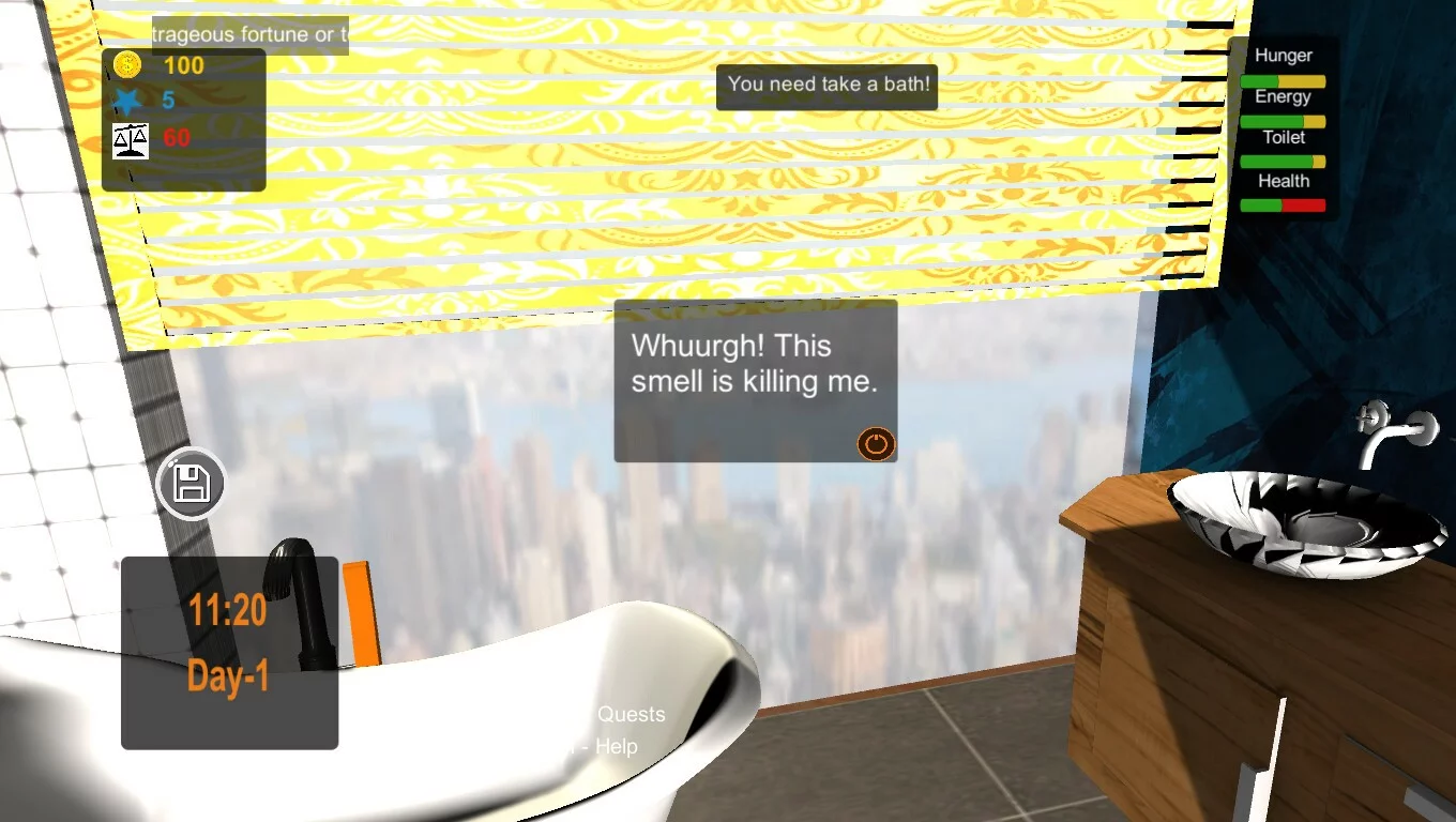 Изображение игры: Quarantine simulator