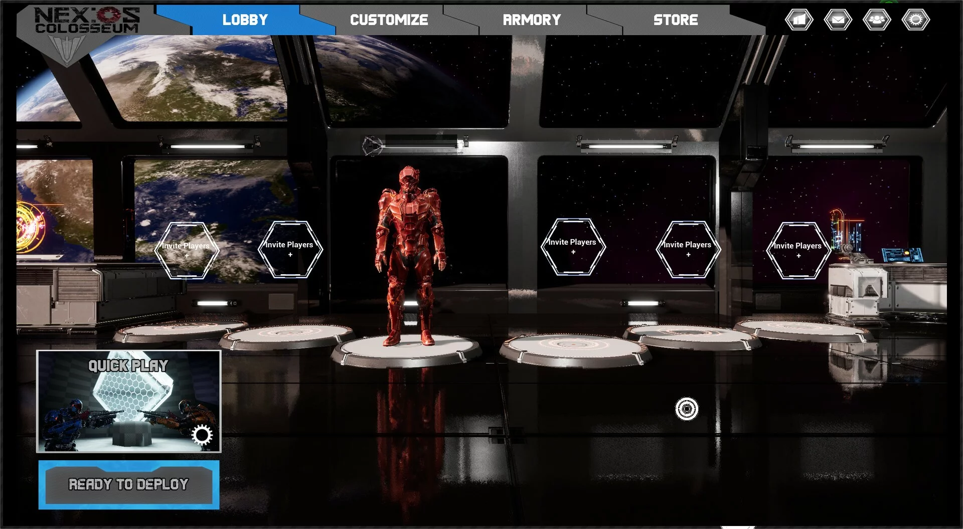 Изображение игры: NEX:OS Colosseum