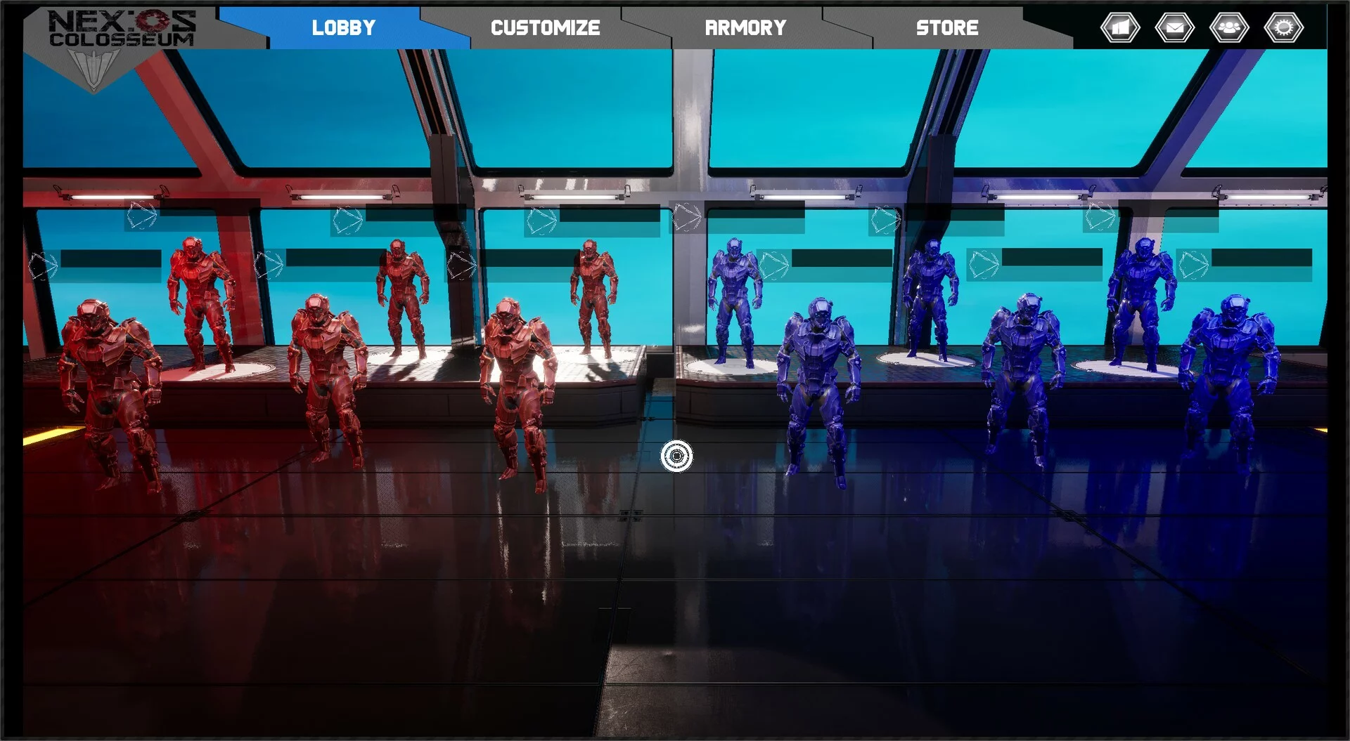 Изображение игры: NEX:OS Colosseum