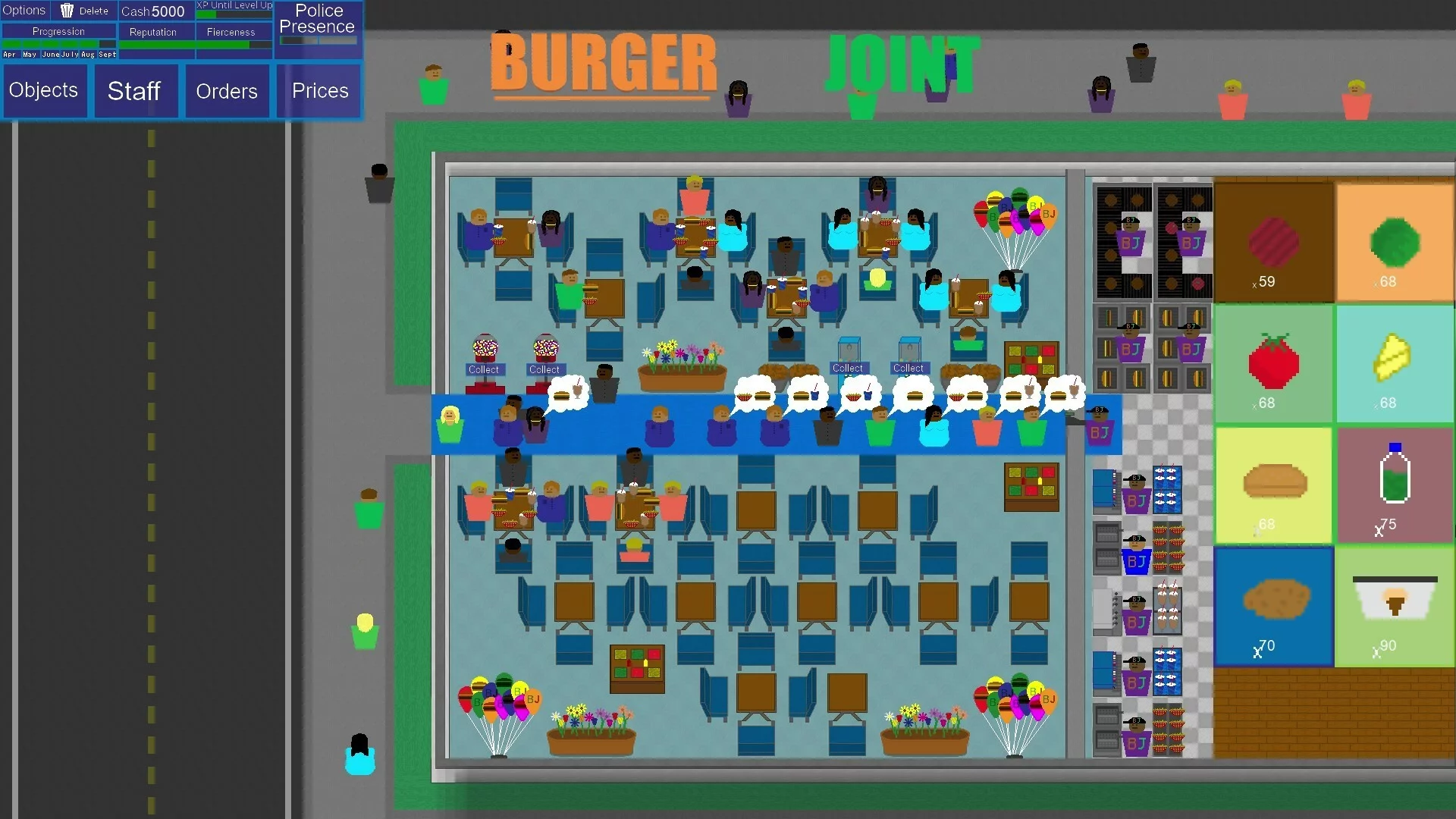Изображение игры: Burger Joint