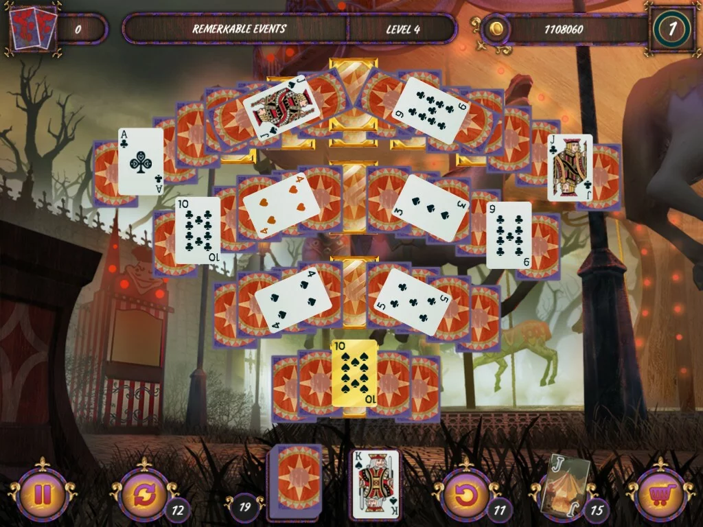 Изображение игры: Dark Solitaire. Mystical Circus