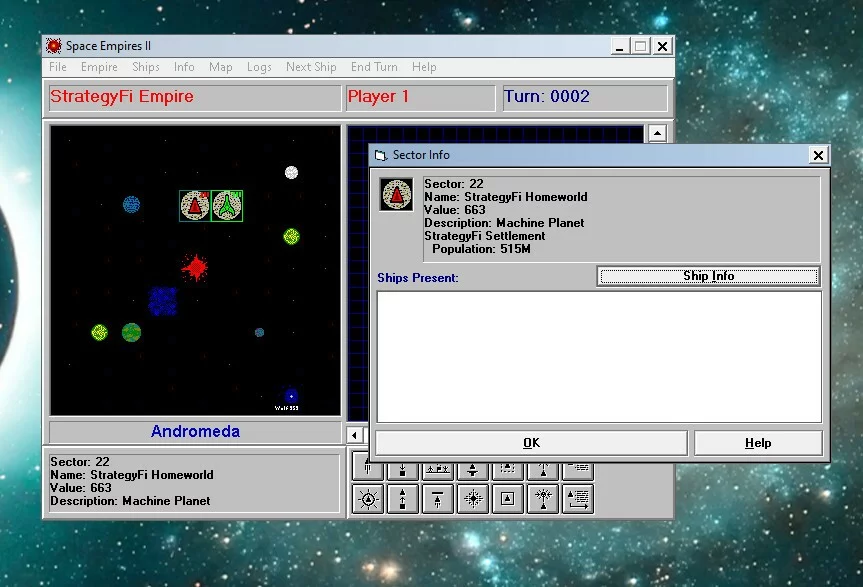 Изображение игры: Space Empires II