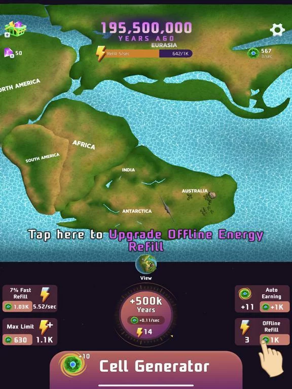 Изображение игры: Idle World 2