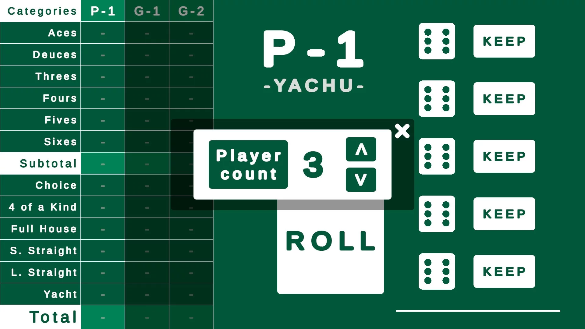 Изображение игры: Yachu Dice