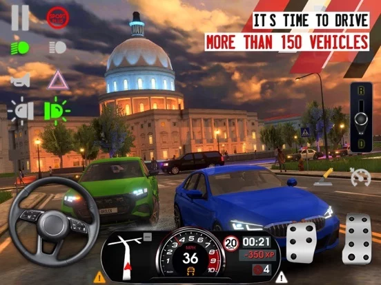 Изображение игры: Driving School Sim 2020