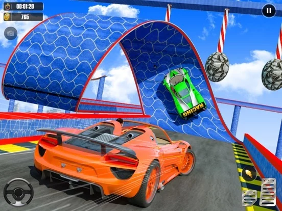 Изображение игры: Superhero Racing Car Stunts