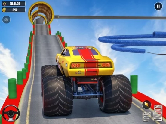 Изображение игры: Superhero Racing Car Stunts