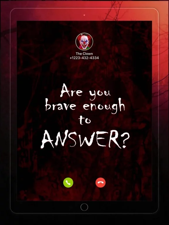 Изображение игры: Killer Clown Video Call Game