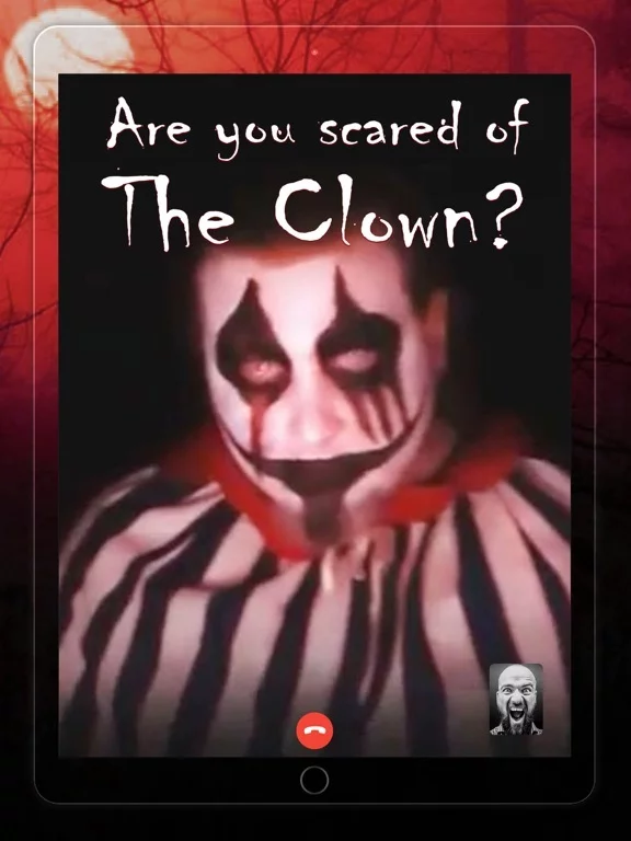Изображение игры: Killer Clown Video Call Game