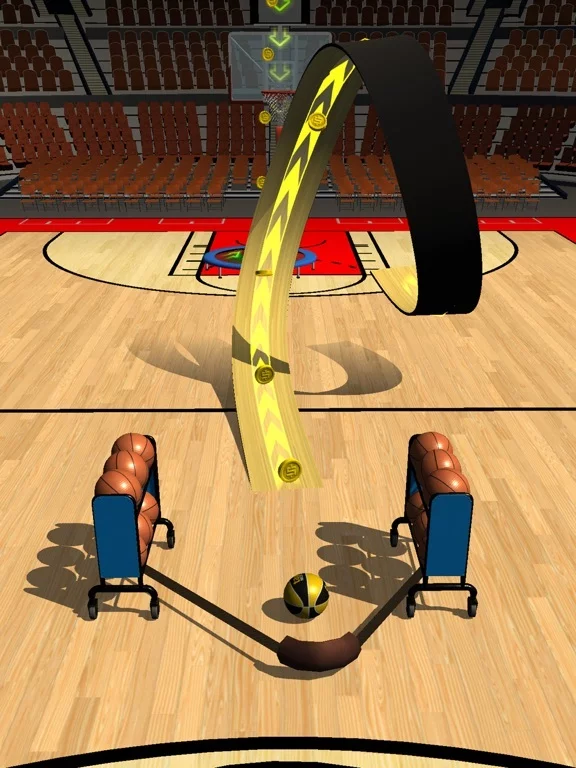 Изображение игры: Slingshot Basketball!