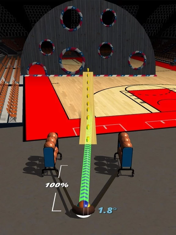 Изображение игры: Slingshot Basketball!