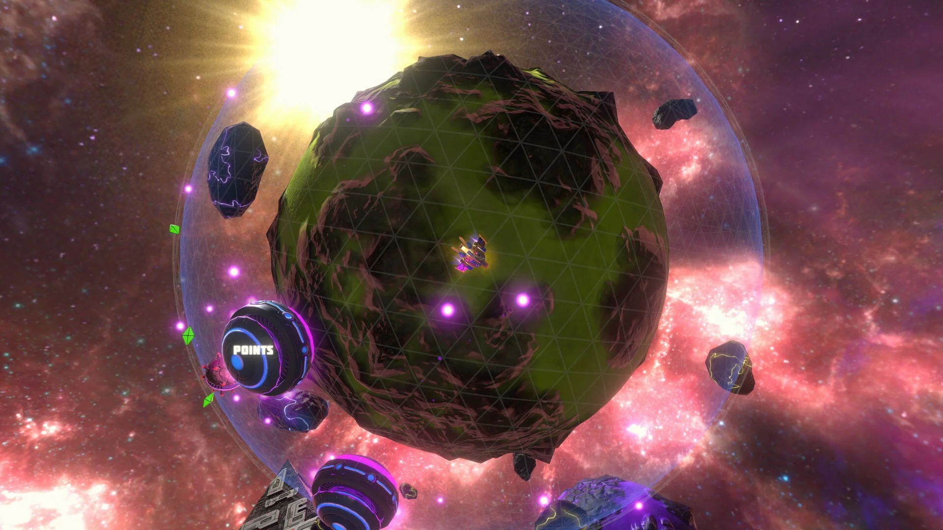 Изображение игры: Orbital Invaders