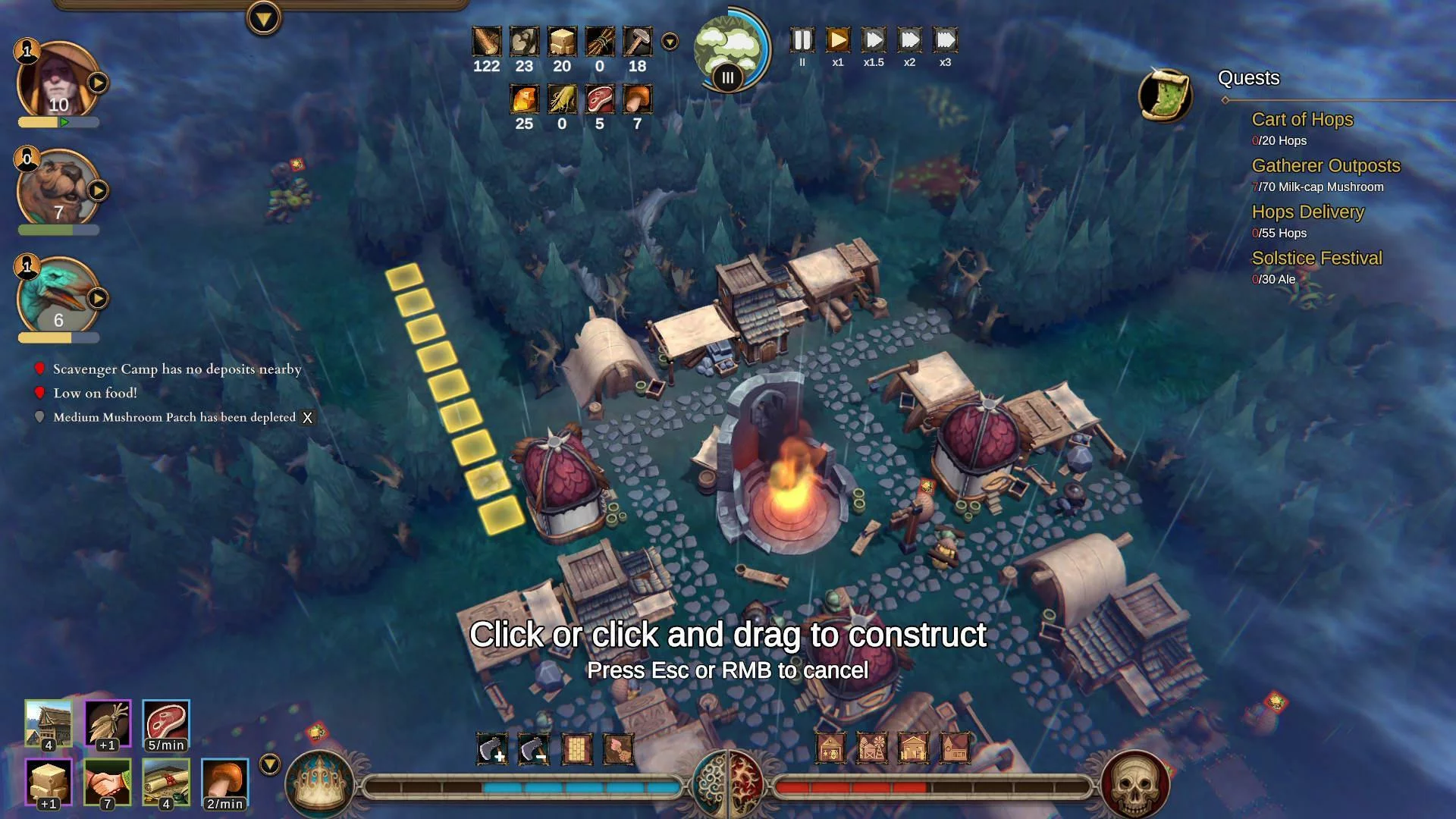 Изображение игры: Against the Storm Demo