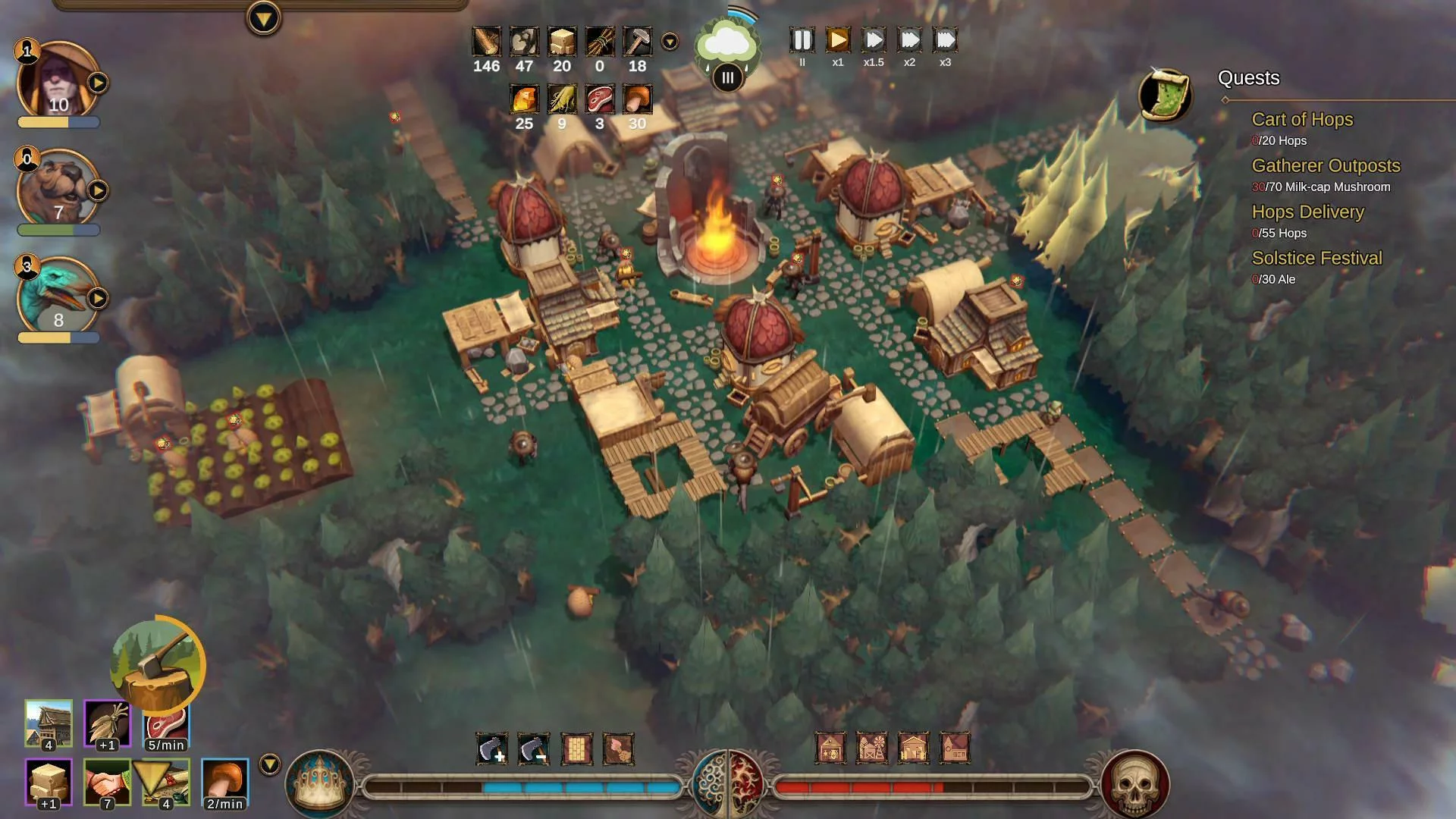 Изображение игры: Against the Storm Demo