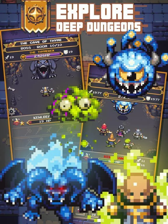 Изображение игры: Dungeoning: Epic Idle RPG