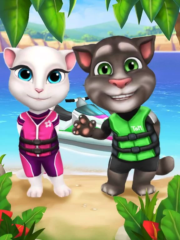 Изображение игры: Talking Tom Jetski