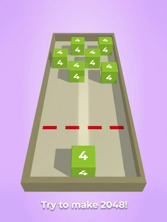 Изображение игры: Chain Cube: 2048 3D merge game