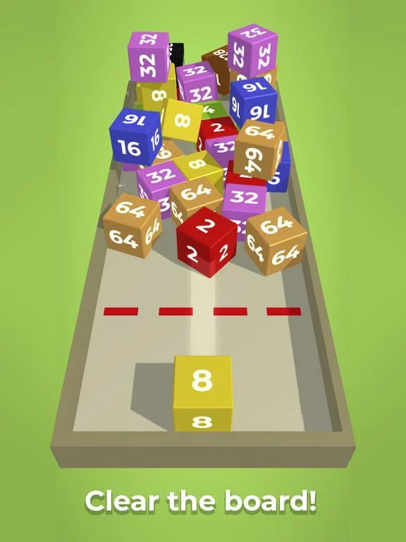 Изображение игры: Chain Cube: 2048 3D merge game