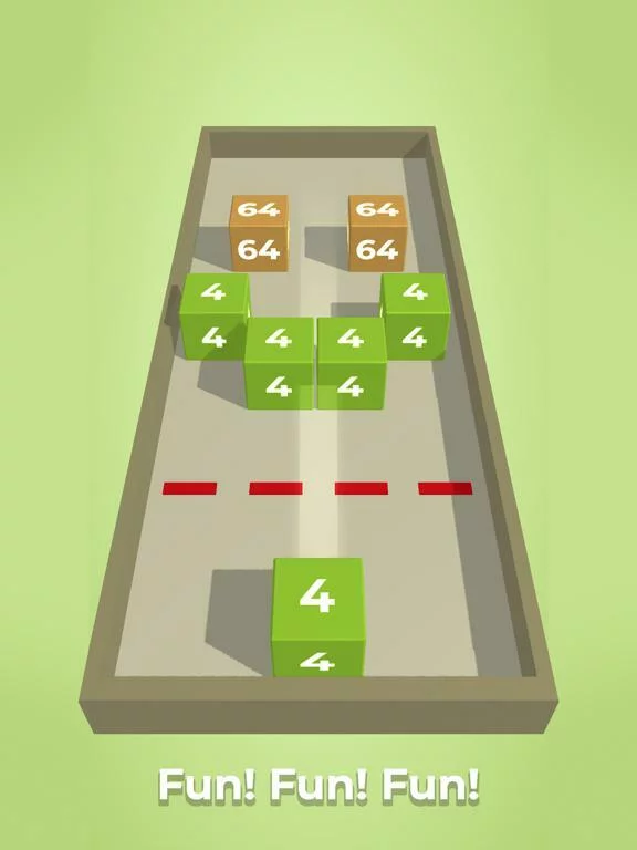 Изображение игры: Chain Cube: 2048 3D merge game